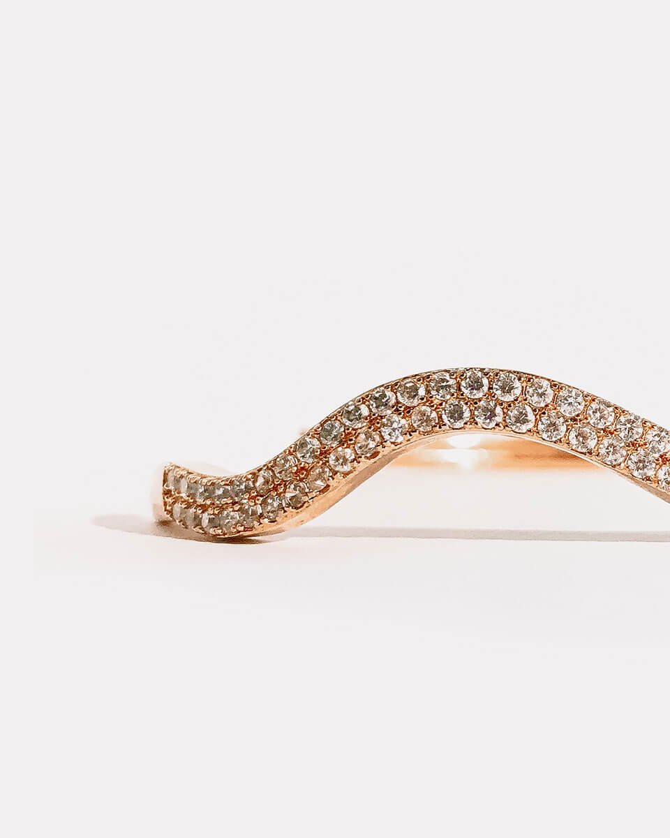 Square Cut CZ Silver Tennis Bracelet - Image 2