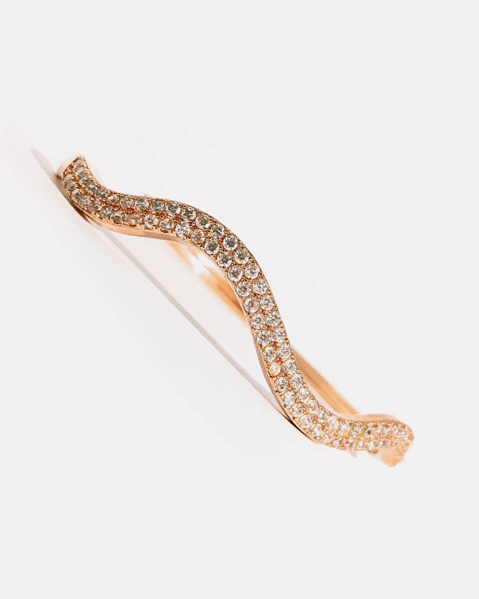 Square Cut CZ Silver Tennis Bracelet - Image 3