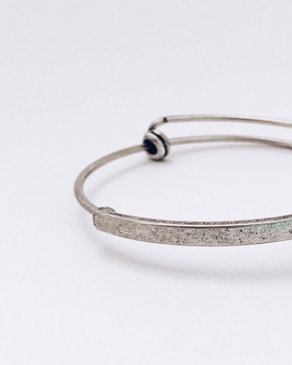 Blank Engraving Slide Wire Cuff Bracelet - Image 2