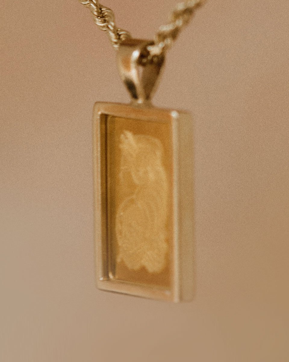 Angular Horn Citrine Pave Zircon Drop Charms - Image 2