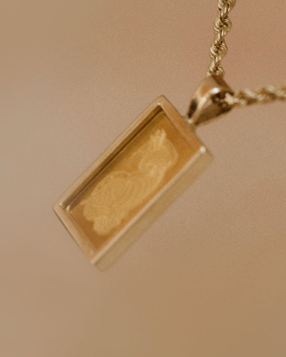 Angular Horn Citrine Pave Zircon Drop Charms - Image 3