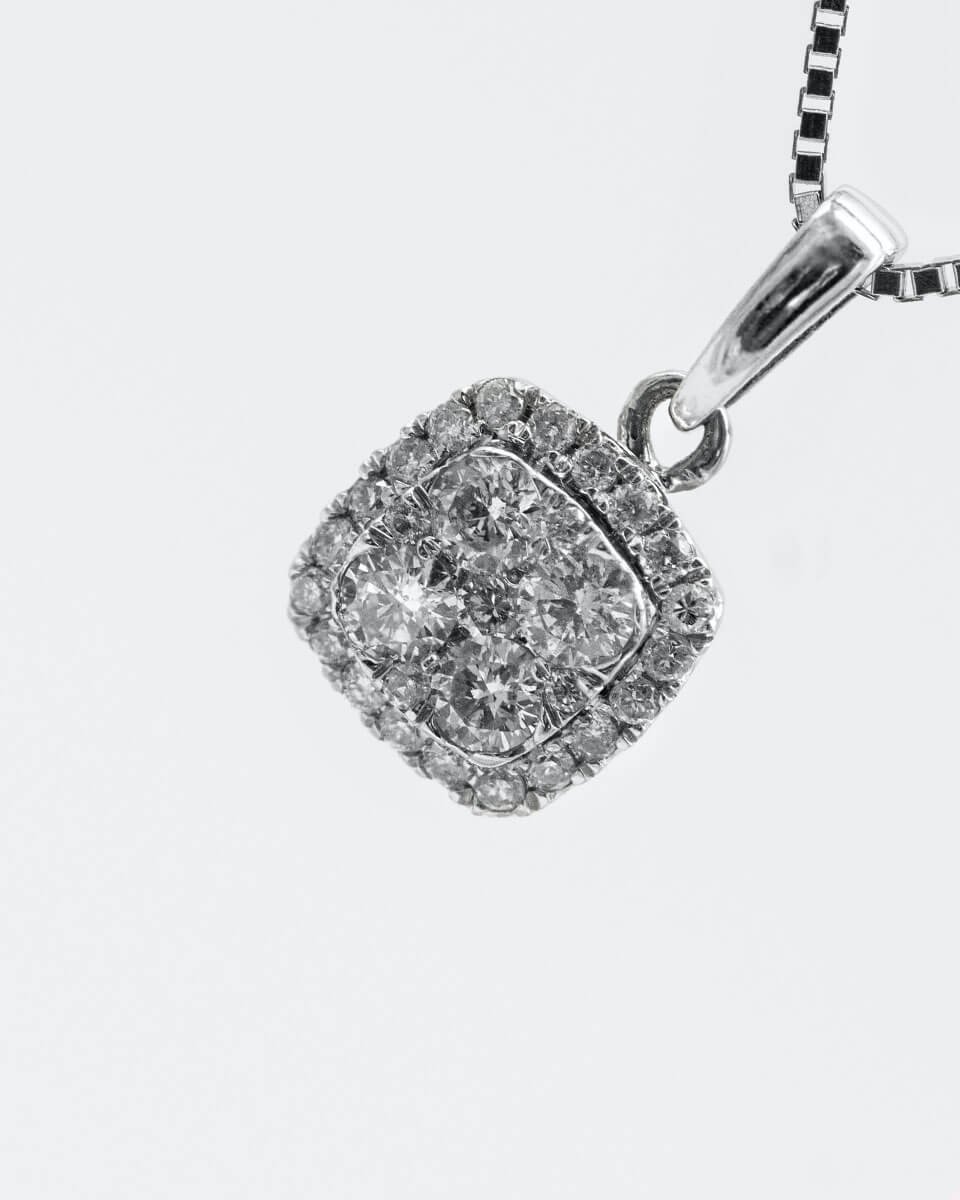 Vintage Two-Tier Crystal Dangle Wedding Earrings - Image 3