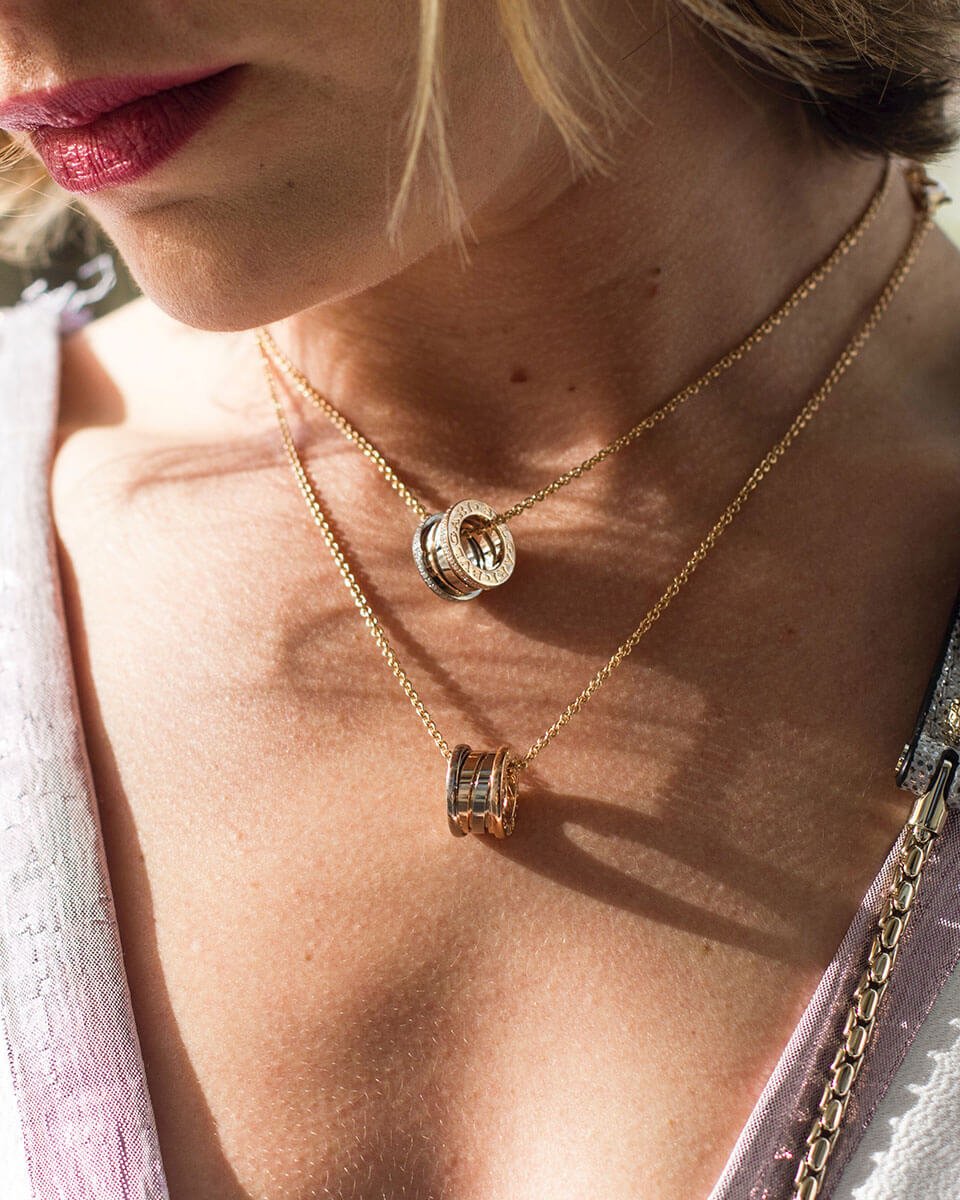 Pink Halo Silver Pendant Necklace - Image 2